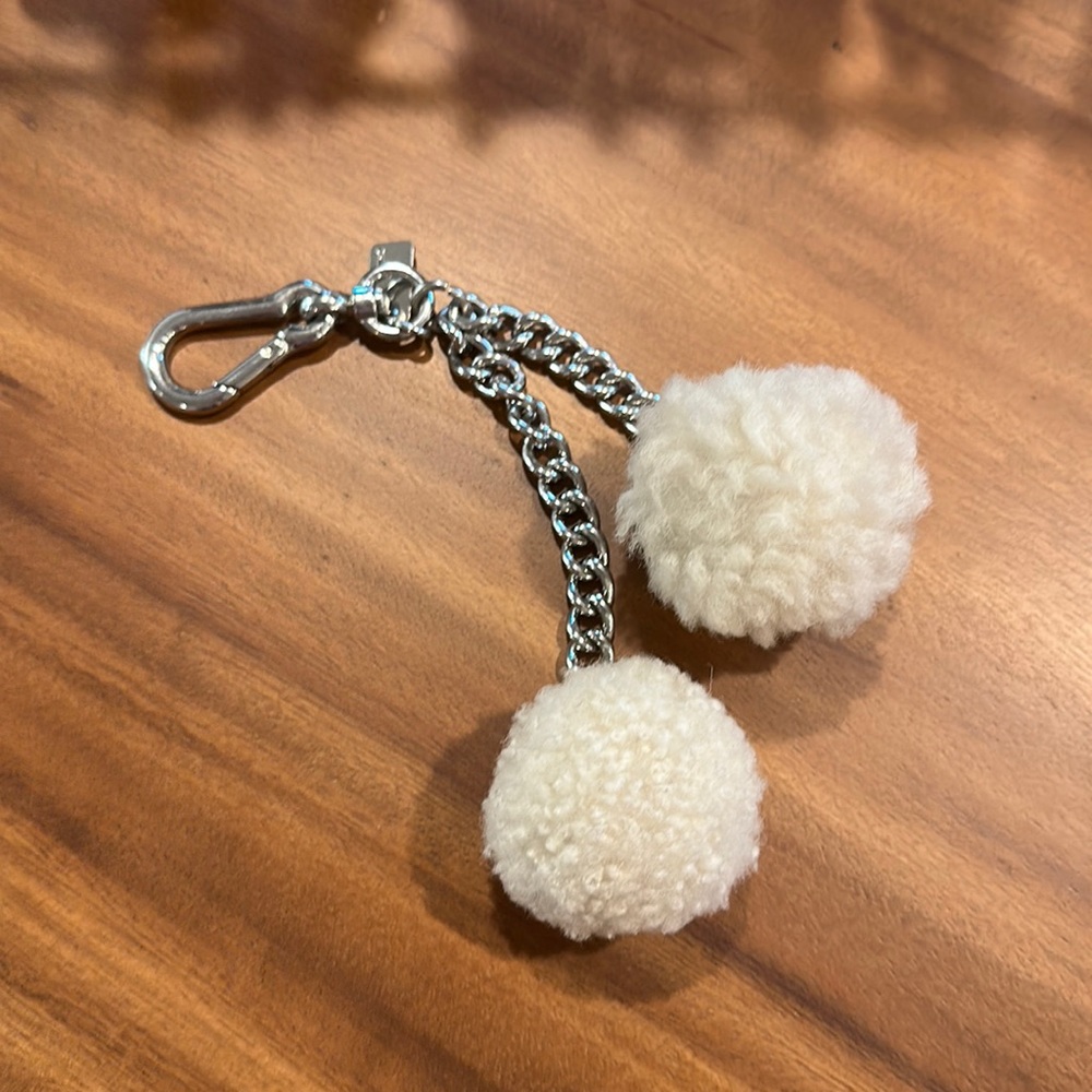 Coach Shearling Pom Pom Bag Charm